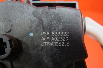 PEUGEOT 3008 I 1 0U ZÁMEK DVEŘE LEVÝ ZADNÍ 6 PIN PSA833322 833322