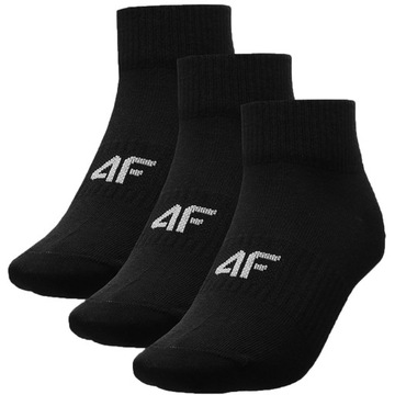35-38 Dámske ponožky 4F F198 3P hlboko čierna 4FAW23USOCF198 20S 35-38