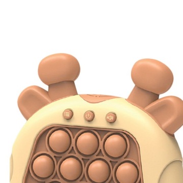 ЭЛЕКТРОННАЯ ИГРА POP IT, АНТИСТРЕССОВЫЙ НАВЫК, ИГРА POPIT, КОРИЧНЕВЫЙ