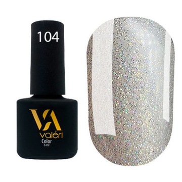 Lakier hybrydowy Valeri Color 104, 6 ml