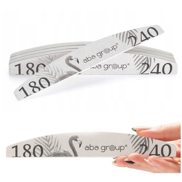 Aba Group Zestaw Pilników Łódka 180/240 Slim x10