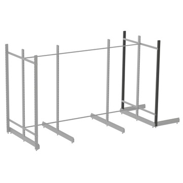 СТОЙКА ТИПА «L» 160 СМ ДЛЯ ПОЛКИ МАГАЗИНА | МАРБО