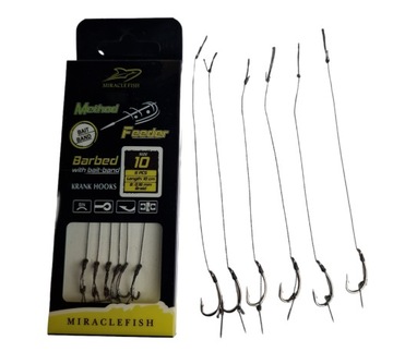 Haczyki Method Feeder Miracle Plecionka IGŁA nr 10