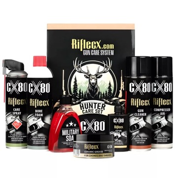 Zestaw prezentowy środki do czyszczenia Broni Myśliwskiej Hunter Set 9szt