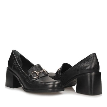 Кожаные туфли на каблуке Ryłko 6XR31_B__UW9F черный