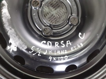 DISK 14” OCELOVÝ OPEL CORSA C 1.3 CDTI