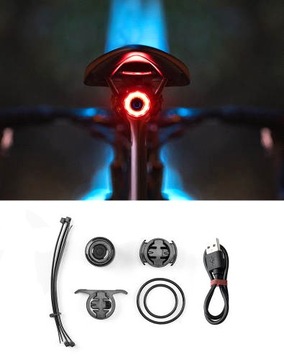 ROCKBROS Q3 ЗАДНИЙ велосипедный фонарь IPX6 START STOP