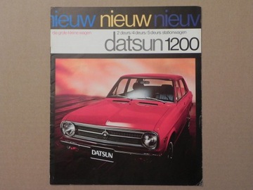 Prospekt - DATSUN 1200 - 1973 r