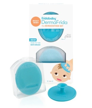 Silikonowa Myjka dla dzieci dla niemowląt Fridababy DermaFrida Solo