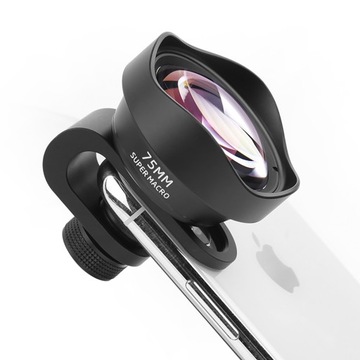 Телеобъектив 75 мм Super Macro ULANZI для iPhone Samsung Huawei LG