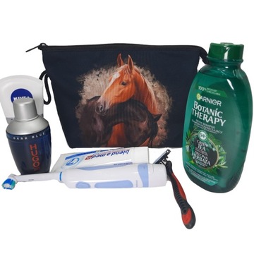 kosmetyczka na prezent organizer na kosmetyki koń