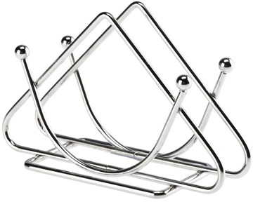 SERWETNIK NIERDZEWNY STOJAK NA SERWETKI METALOWY CHROM INOX GALICJA