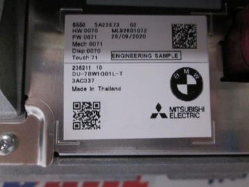 BMW G01 G02 LCI MONITOR NAVI 12,3