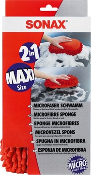 SONAX GĄBKA Z MIKROFIBRY DO MYCIA AUTA 2w1