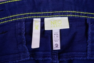 ADIDAS NEO LABEL SLIM SPODNIE _ JEANSY W34 L32 eb