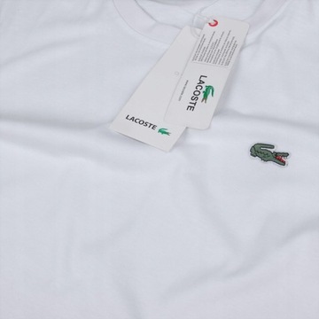 Lacoste T-shirt koszulka męska biała 100% Bawełna / L