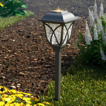 СОЛНЕЧНАЯ САДОВАЯ ЛАМПА СВЕТОДИОДНЫЕ СОЛНЕЧНЫЕ ЛАМПЫ ДЛЯ САДОВОГО ДАТЧИКА, 6 ШТ.