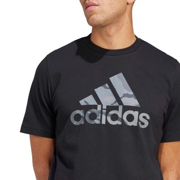 ADIDAS CAMO IR5828 T-SHIRT MĘSKA KOSZULKA BAWEŁNIANA CZARNA