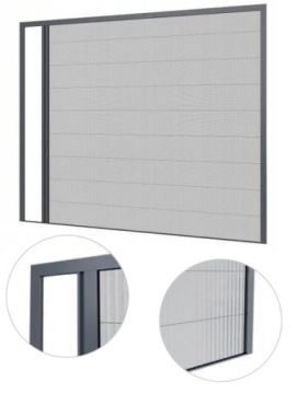 Плиссированная дверная сетка Harmony до 210x180