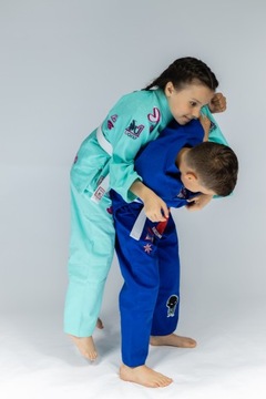 Костюм для дзюдо / Judoga by UONE - 140 см - бирюзовый