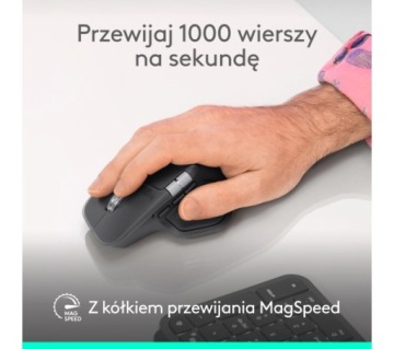 Эргономичная мышь Logitech MX Master 4 Graphite USB 2,4 ГГц / Bluetooth