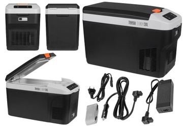 LODÓWKA DUŻA KOMPRESOROWA MROŻENIE DO -22°C 12/24V 230V TEESA PRO 25L