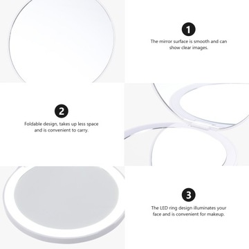 1 шт. светодиодный макияж со светодиодной подсветкой