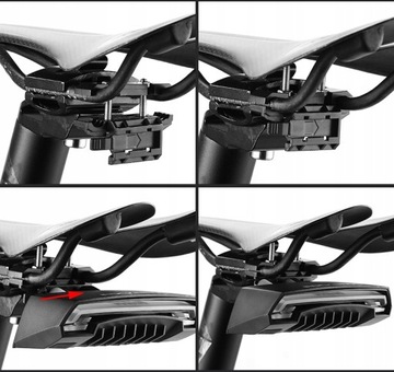 Велосипедный фонарь задний лазерный указатель поворота ROCKBROS