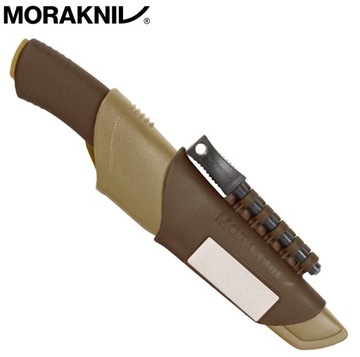 НОЖ ДЛЯ ВЫЖИВАНИЯ MORA BUSHCRAFT ПЕРВОЕ КОЛЕСО ПЕСОК