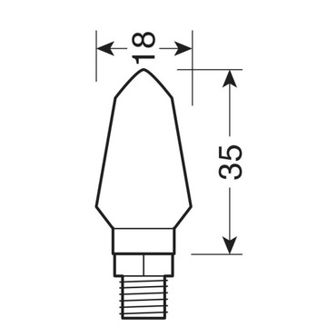 Micro kierunkowskazy 12V LED do motocykla uni
