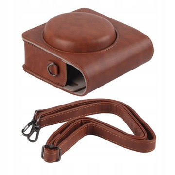 Чехол из искусственной кожи для FujiFilm Instax SQ6, коричневый