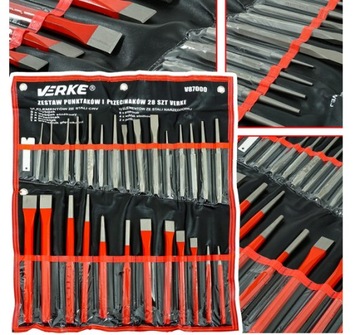 НАБОР ПУАНСОНОВ, ПУАНСОНЫ, ФРЕЗЫ, ТОЧКИ, 28 шт.