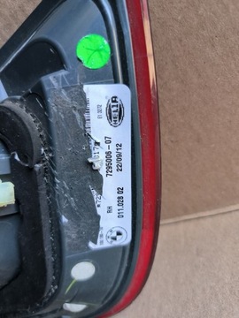 BMW X6 E71 FACELIFT SVĚTLO ZADNÍ W KRYT LEVÝ 7295005 PRAVÁ 7295006