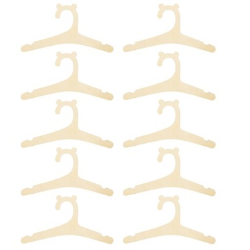 ВЕШАЛКИ ДЛЯ ДЕТСКОЙ ОДЕЖДЫ ДОЛЛИ МИНИ-ШКАФ ДЛЯ ДЕВОЧКИ ЖИВОТНЫЕ 10 ШТ.