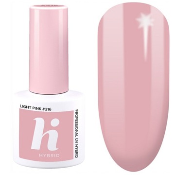 HI HYBRID LAKIER HYBRYDOWY 216 LIGHT BEIGE 5ml