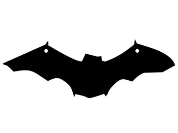 Хэллоуинская бумажная летучая мышь 14-17 см
