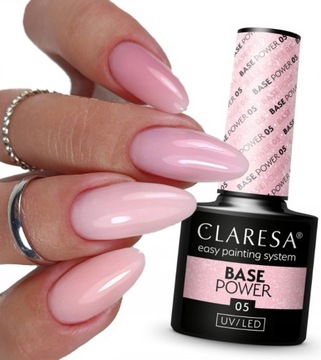 CLARESA BASE POWER BAZA HYBRYDOWA BEZKWASOWA MIX KOLORÓW WYBIERZ KOLOR