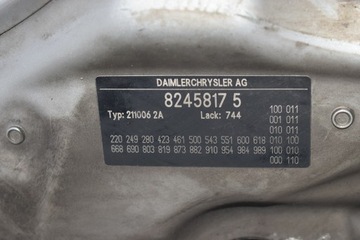 KAPOTA KRYT MOTORU MERCEDES TŘÍDA E W211 744