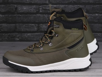 Buty męskie zimowe Fila HIKEBOOSTER MID OLIVE NIGHT Wodoodporne