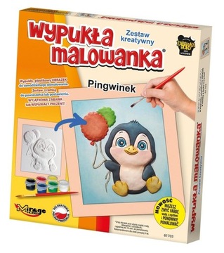 MIRAGE Wypukła malowanka Mały Pingwinek 61703