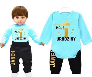 Komplet urodziny Moje 1 Urodziny Imię r.74