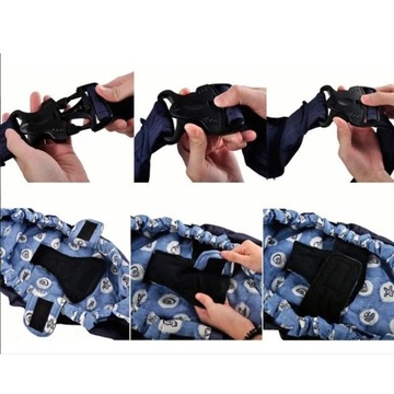 Рюкзак-кенгуру из чистой хлопчатобумажной ткани, дышащий многофункциональный детский слинг, Ca