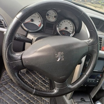 PEUGEOT 207 07R VOLANT KŮŽE KOŽENÁ