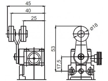 концевой выключатель pap1 r41