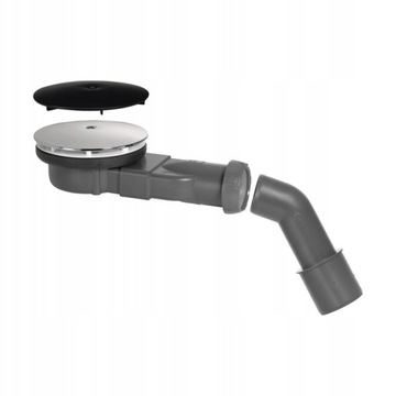 Funkcjonalny syfon brodzikowy odpływ SLIM fi 90mm