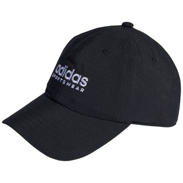 Czapka Adidas Seersucker Da IP6315 czarna z daszkiem roz:M/L