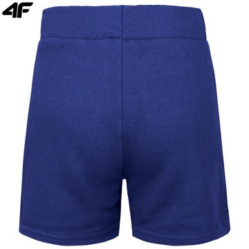 КОРОТКИЕ ШОРТЫ ДЛЯ МАЛЬЧИКОВ 4F, ДЕТСКИЕ СПОРТИВНЫЕ ТРЕНИРОВКИ M627 ХЛОПОК 152