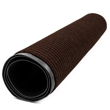 КОВРИК ДЛЯ ДВЕРИ STRONG 120x80 ВНЕШНИЙ ВНУТРЕННИЙ РЕЗИНОВЫЙ КОРИЧНЕВЫЙ