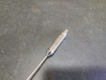 СТАРАЯ ИСТОРИЧЕСКАЯ АВТОМОБИЛЬНАЯ АНТЕННА РАДИО PRL ХРОМ ОРИГИНАЛ ДЛИННАЯ