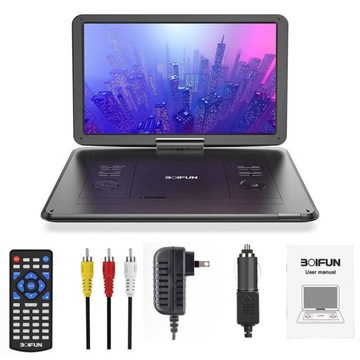 ПОРТАТИВНЫЙ АВТОМОБИЛЬНЫЙ DVD-ПЛЕЕР 17,5 ДЮЙМОВ USB SD